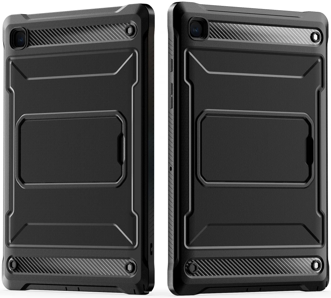 Samsung Galaxy Tab A8 Hoes met Screen Protector en Standaard Zwart afbeelding 2