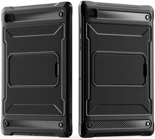 Samsung Galaxy Tab A8 Hoes met Screen Protector en Standaard Zwart afbeelding 2