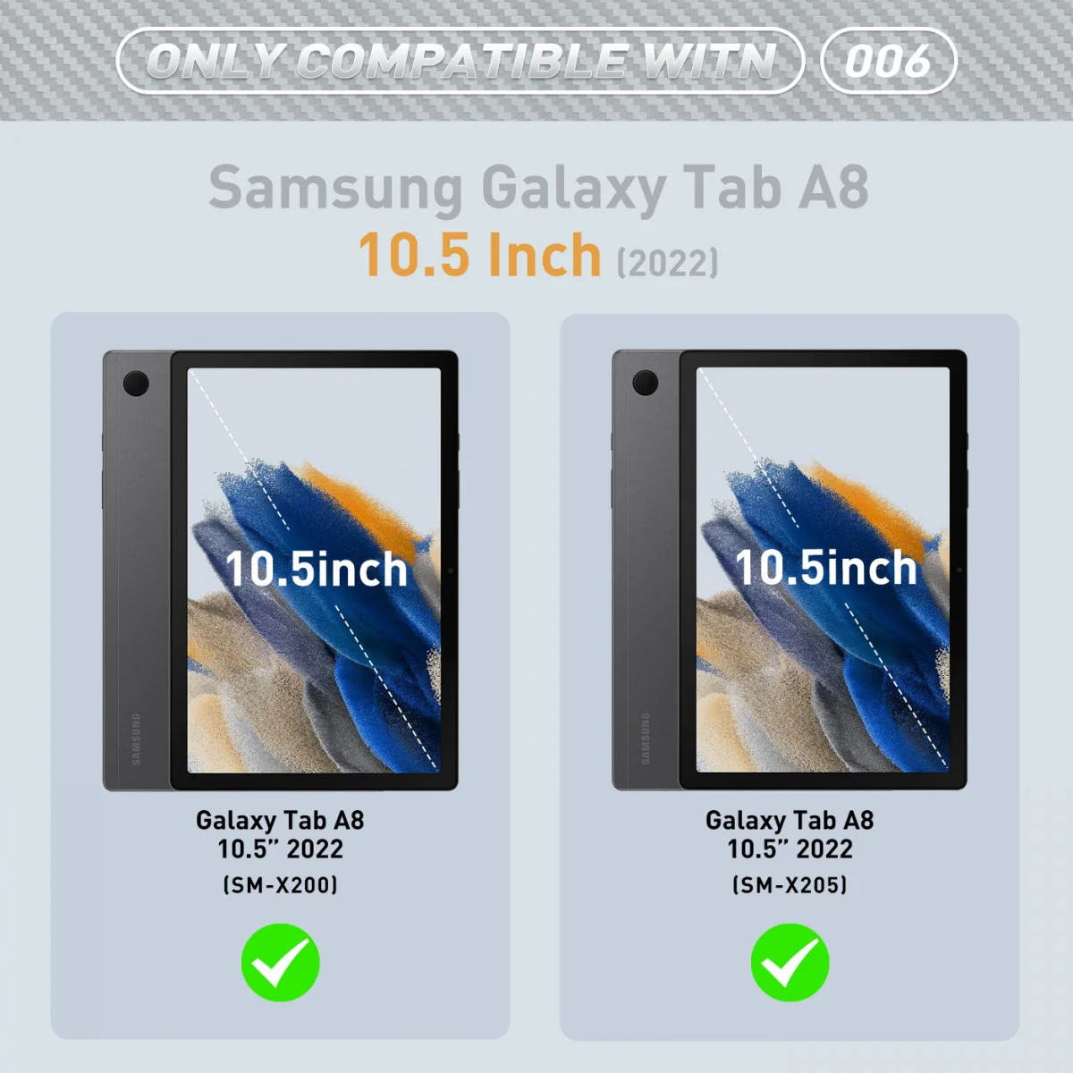 Samsung Galaxy Tab A8 Hoes met Screen Protector en Standaard Rood afbeelding 7