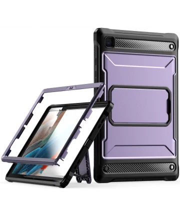 Samsung Galaxy Tab A8 Hoes met Screen Protector en Standaard Roze Hoesjes