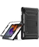 Samsung Galaxy Tab S7/S8 Hoes met Screen Protector en Standaard Zwart