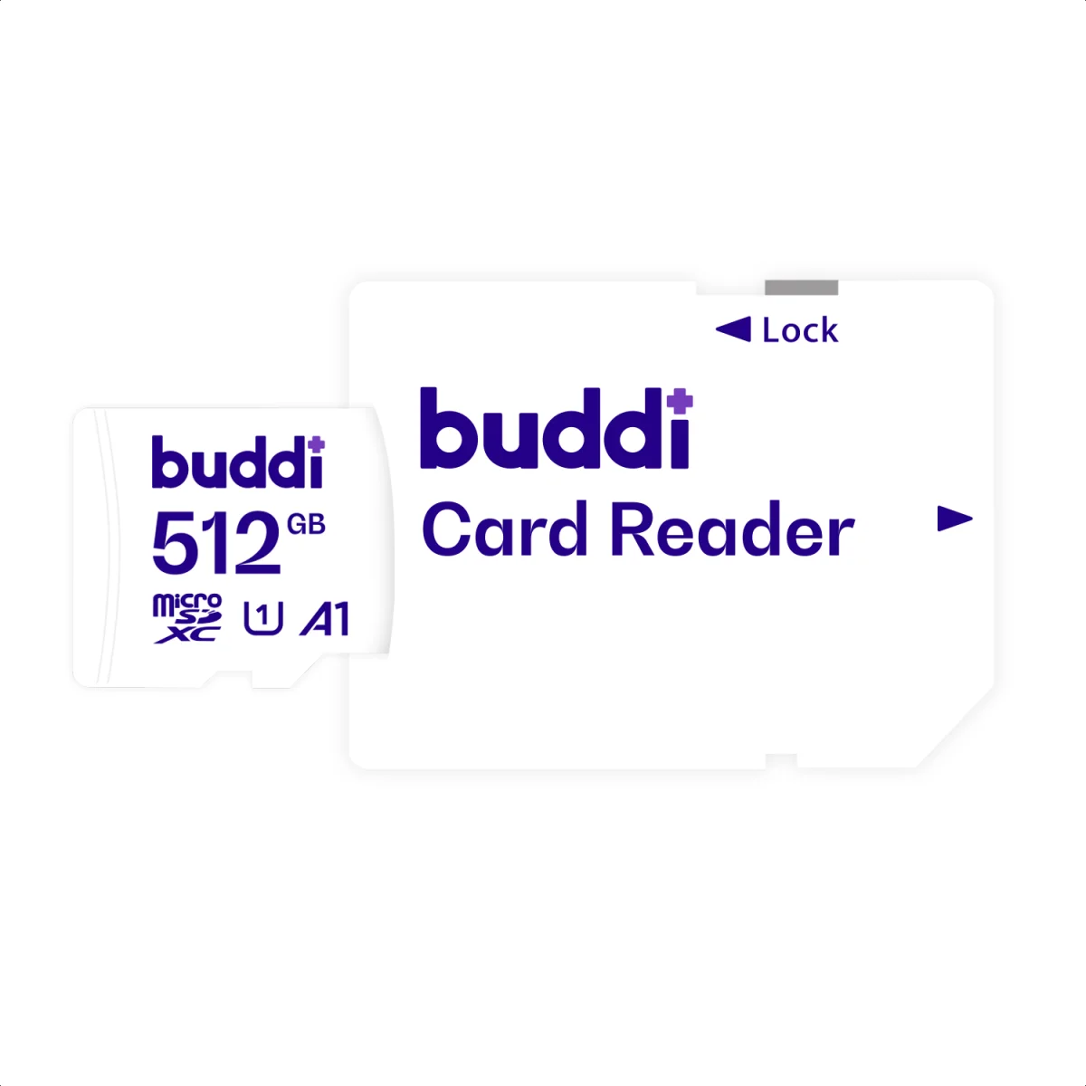Buddi MicroSDXC Geheugenkaart met SD Kaart Adapter 512GB 3-Pack - Oud afbeelding 6