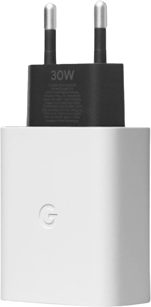 Originele Google 30W USB-C PD Adapter met USB-C Kabel 1 Meter Wit afbeelding 3