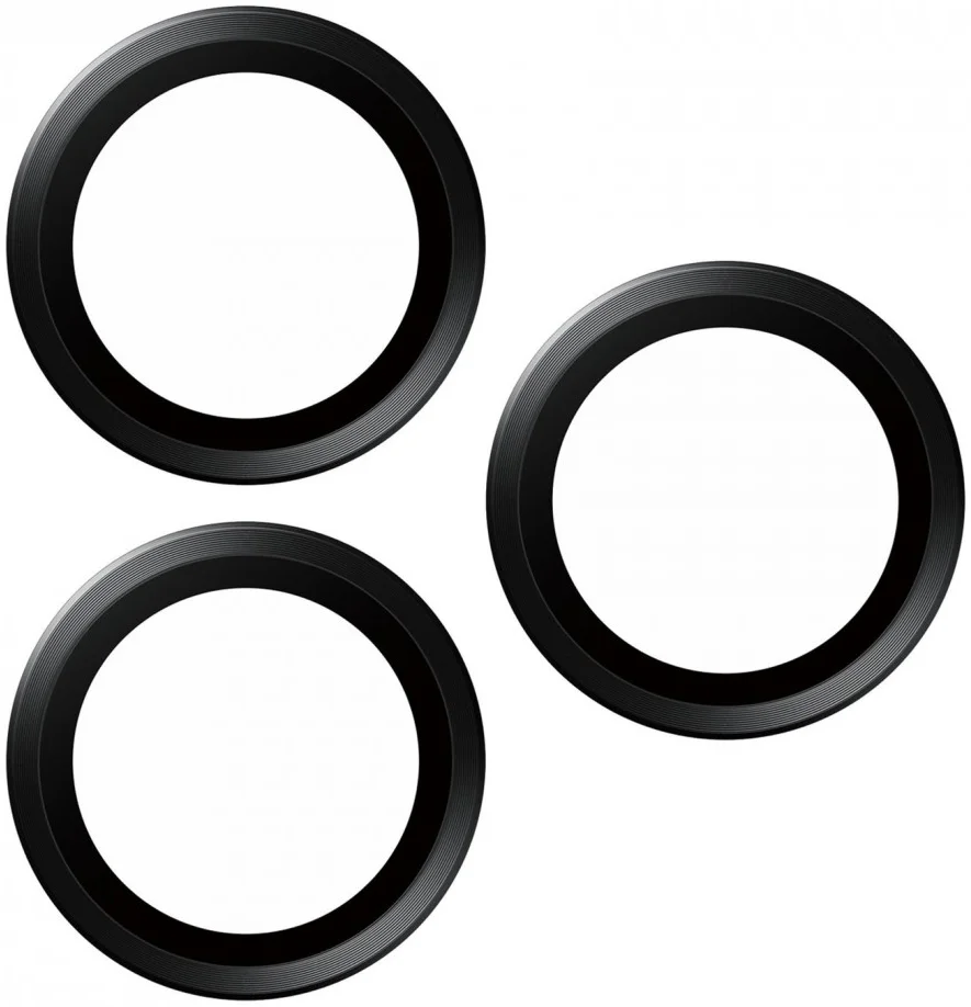 PanzerGlass iPhone 15 Pro / 15 Pro Max Camera Protector Titanium Zwart afbeelding 9