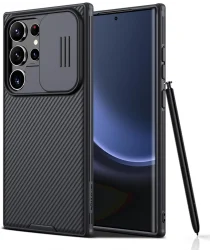 Nillkin CamShield Samsung Galaxy S24 Ultra Hoesje Camera Slider Zwart
