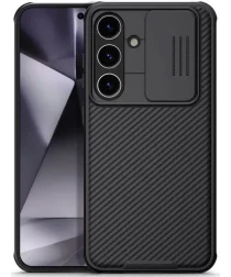 Nillkin CamShield Samsung Galaxy S24 Hoesje met Camera Slider Zwart
