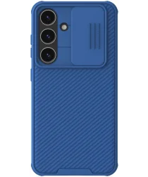 Nillkin CamShield Samsung Galaxy S24 Hoesje met Camera Slider Blauw