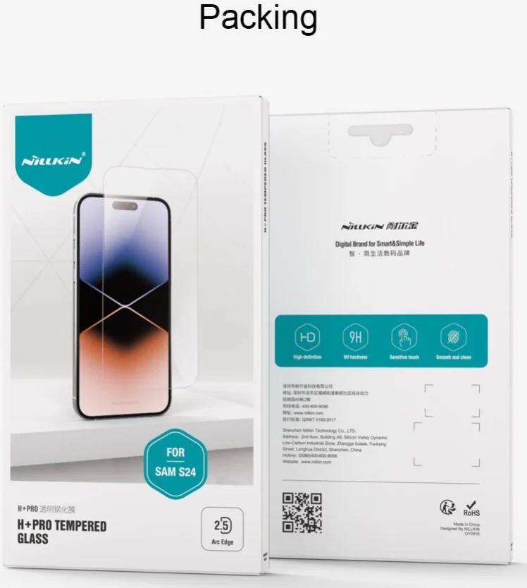 Nillkin H+ Pro Samsung Galaxy S24 Screen Protector Tempered Glass afbeelding 10
