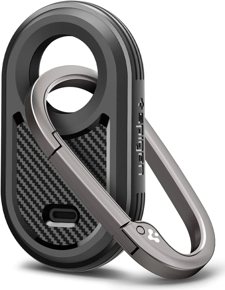 Spigen Rugged Armor Samsung Galaxy SmartTag 2 Hoesje Back Cover Zwart afbeelding 7