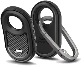 Spigen Rugged Armor Samsung Galaxy SmartTag 2 Hoesje Back Cover Zwart