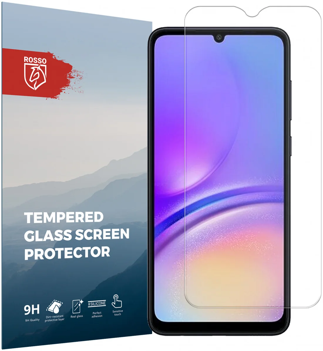Rosso Samsung Galaxy A05 9H Tempered Glass Screen Protector afbeelding 1