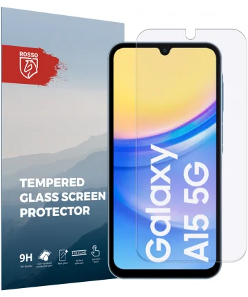 Rosso Samsung Galaxy A15 9H Tempered Glass Screen Protector Screen Protectors