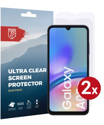 Rosso Samsung Galaxy A05s Screen Protector Ultra Clear Duo Pack Screen Protectors