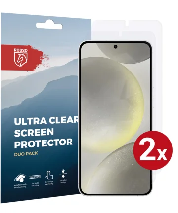 Rosso Samsung Galaxy S24 Plus Screen Protector Clear Duo Pack Screen Protectors