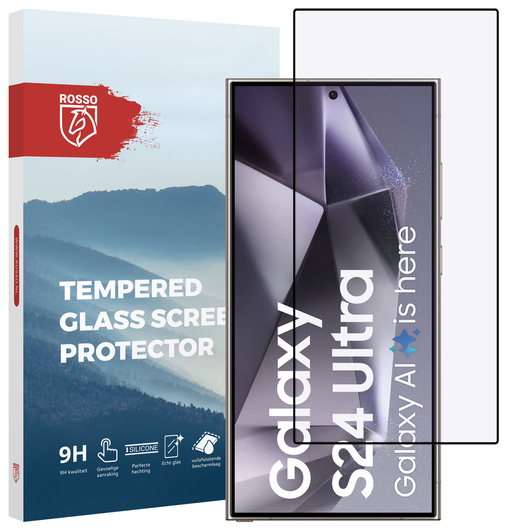 Rosso Samsung Galaxy S24 Ultra 9H Tempered Glass Fingerprint Friendly afbeelding 1