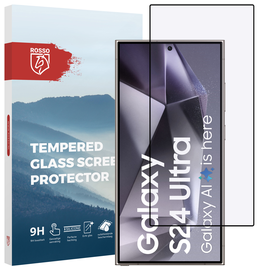 Rosso Samsung Galaxy S24 Ultra 9H Tempered Glass Fingerprint Friendly afbeelding