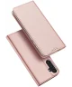 Dux Ducis Skin Pro Samsung Galaxy S24 Hoesje Portemonnee Roze