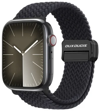 Dux Ducis Mixture Pro - Apple Watch Bandje - 38MM/40MM/41MM - Zwart afbeelding 1