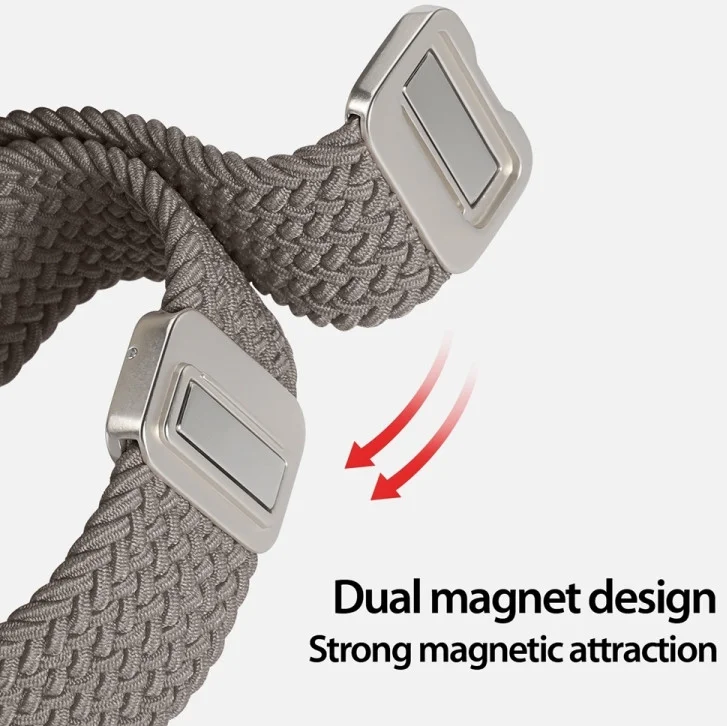 Dux Ducis Mixture Pro Apple Watch Bandje - 38/40/41/42MM - Grijs afbeelding 3