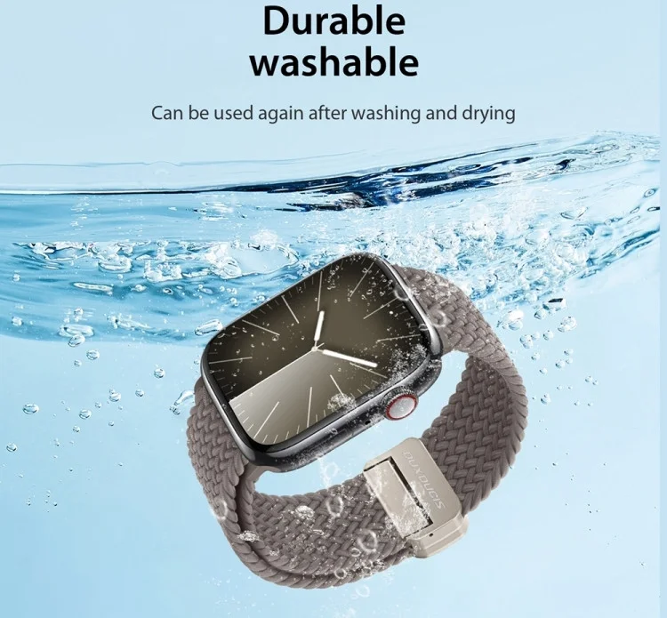 Dux Ducis Mixture Pro Apple Watch Bandje - 38/40/41/42MM - Grijs afbeelding 7