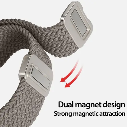 Dux Ducis Mixture Pro Apple Watch Bandje - 38/40/41/42MM - Grijs afbeelding 3