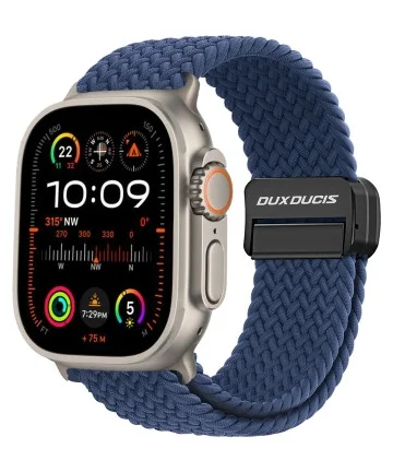 Dux Ducis - Mixture Pro - Apple Watch Bandje - 42MM/44MM/45MM/49MM - Blauw Bandjes