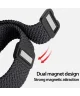 Dux Ducis Mixture Pro Strap - Universeel Smartwatch Bandje 20MM - Stof - Zwart