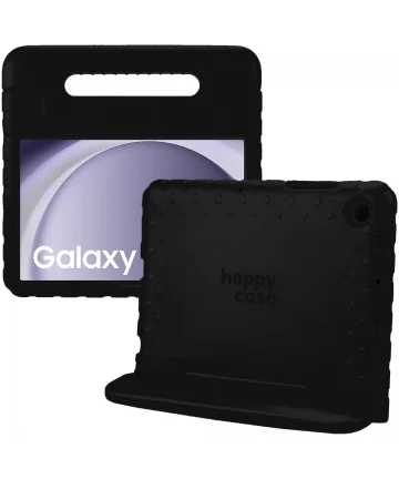 HappyCase Samsung Galaxy Tab A9 Kinder Tablethoes met Handvat Zwart Hoesjes