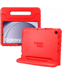 HappyCase Samsung Galaxy Tab A9 Kinder Tablethoes met Handvat Rood