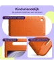 HappyCase Samsung Galaxy Tab A9 Kinder Tablethoes met Handvat Oranje