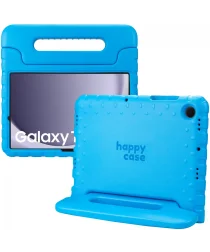 HappyCase Samsung Galaxy Tab A9 Plus Kinder Tablethoes Handvat Blauw