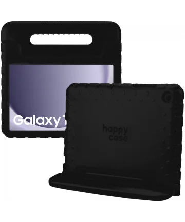 HappyCase Samsung Galaxy Tab A9 Plus Kinder Tablethoes Handvat Zwart Hoesjes