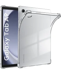 Samsung Galaxy Tab A9 Hoes Schokbestendige TPU Back Cover Transparant