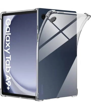 Samsung Galaxy Tab A9 Plus Hoes Schokbestendig TPU Transparant Hoesjes