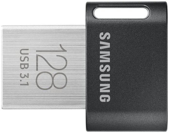 Originele Samsung FIT-Plus USB-A Stick voor Opslaggeheugen 128GB Grijs afbeelding 2