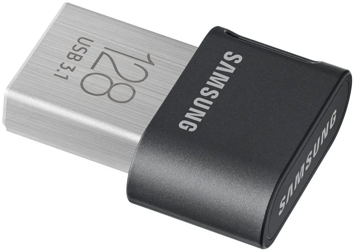 Originele Samsung FIT-Plus USB-A Stick voor Opslaggeheugen 128GB Grijs afbeelding 5