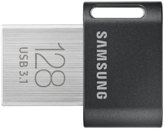 Originele Samsung FIT-Plus USB-A Stick voor Opslaggeheugen 128GB Grijs afbeelding 2
