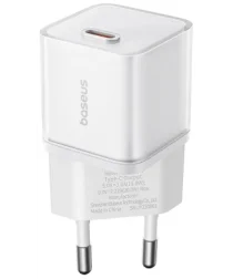 Baseus GaN5S USB-C Snellader 20W Power Delivery Adapter Wit