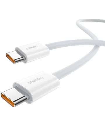 Baseus Superior Series 2 USB-C naar USB-C Kabel 100W 1 Meter Wit Kabels