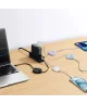 Baseus Free2Draw Oprolbare USB-C naar USB-C Kabel 100W PD 1M Wit