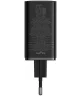 Baseus GaN6 65W USB-C/USB Snellader + 100W USB-C Kabel 1M Zwart