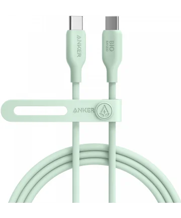 Anker 541 Bio-Based (100W) USB-C naar USB-C Kabel 1.8M Groen Kabels