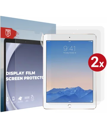 Rosso iPad 9.7 (2017/2018)/Air 2 Screen Protector Ultra Clear Duo Pack Screen Protectors