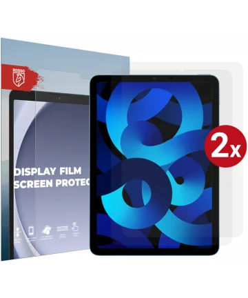 Rosso Apple iPad Air 10.9 Screen Protector Ultra Clear Folie Duo Pack Screen Protectors