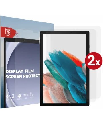Rosso Samsung Tab A8 Screen Protector Ultra Clear Folie Duo Pack Screen Protectors