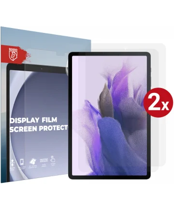 Rosso Samsung Tab S7 FE Screen Protector Ultra Clear Folie Duo Pack Screen Protectors