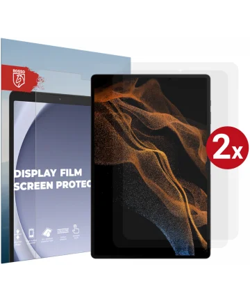 Rosso Samsung Tab S8 Ultra Screen Protector Ultra Clear Folie Duo Pack Screen Protectors