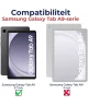 Rosso Samsung Tab A9 Screen Protector Ultra Clear Folie Duo Pack