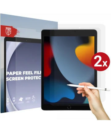 Rosso iPad 10.2 (2019/2020/2021) Screen Protector Paper Feel Duo Pack Screen Protectors