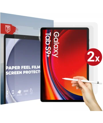 Rosso Samsung Galaxy Tab S9 Plus Screen Protector Paper Feel Duo Pack Screen Protectors